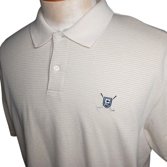 CHAPS Ralph Lauren Other - VTG Chaps Golf Ralph Lauren Short Sleve Polo Shirt Mens XL Beige Check